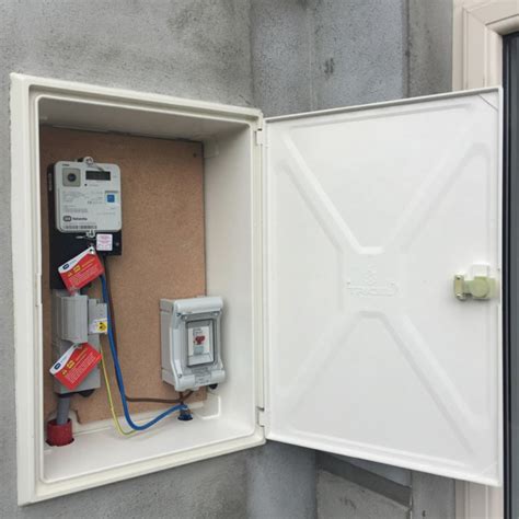 domestic electric meter box|electric meter box surface mounted.